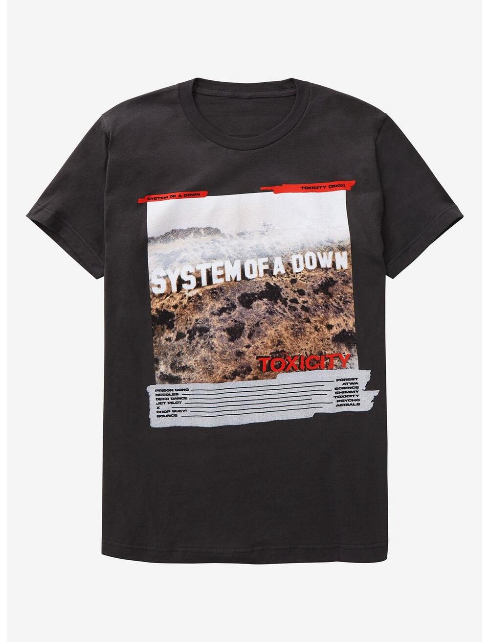 NWT Hot Topic System Of A Down Toxicity T-Shirt in Black sz Large